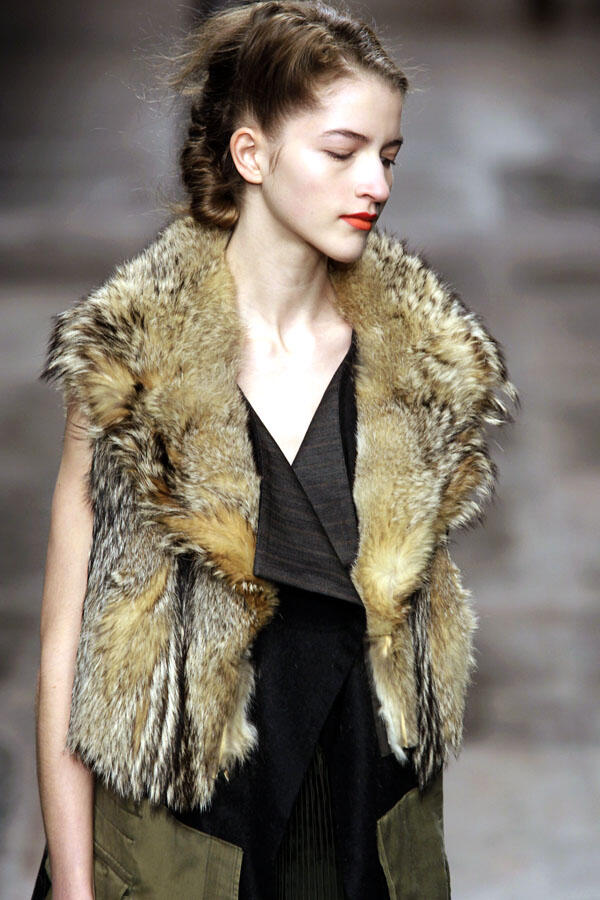 Меха на неделе моды в Милане сезона осень-зима 2011-2012