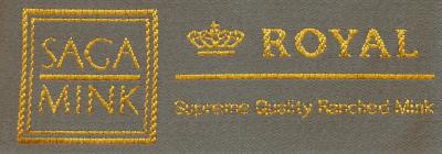 Ярлык SAGA Royal, дизайн до 2004 года