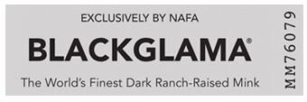 Ярлык Blackglama exclusively by NAFA, который выдавался в 2018-2019 гг аукционом NAFA
