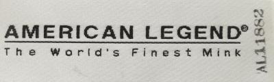 Ярлык цветной норки American Legend