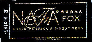 Ярлык NAFA Fox, старый дизайн (до 2009)
