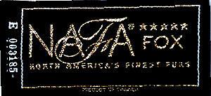 Ярлык NAFA Fox, старый дизайн (до 2009)