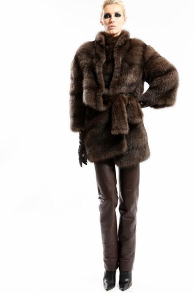 Chado Ralph Rucci, вязаный соболь