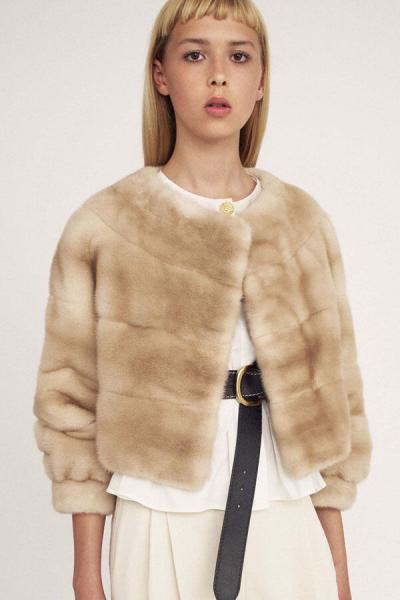 Sonia Rykiel, норка паломино