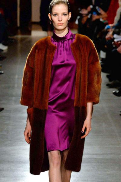 Oscar de la Renta, пальто-двухрядка из самок